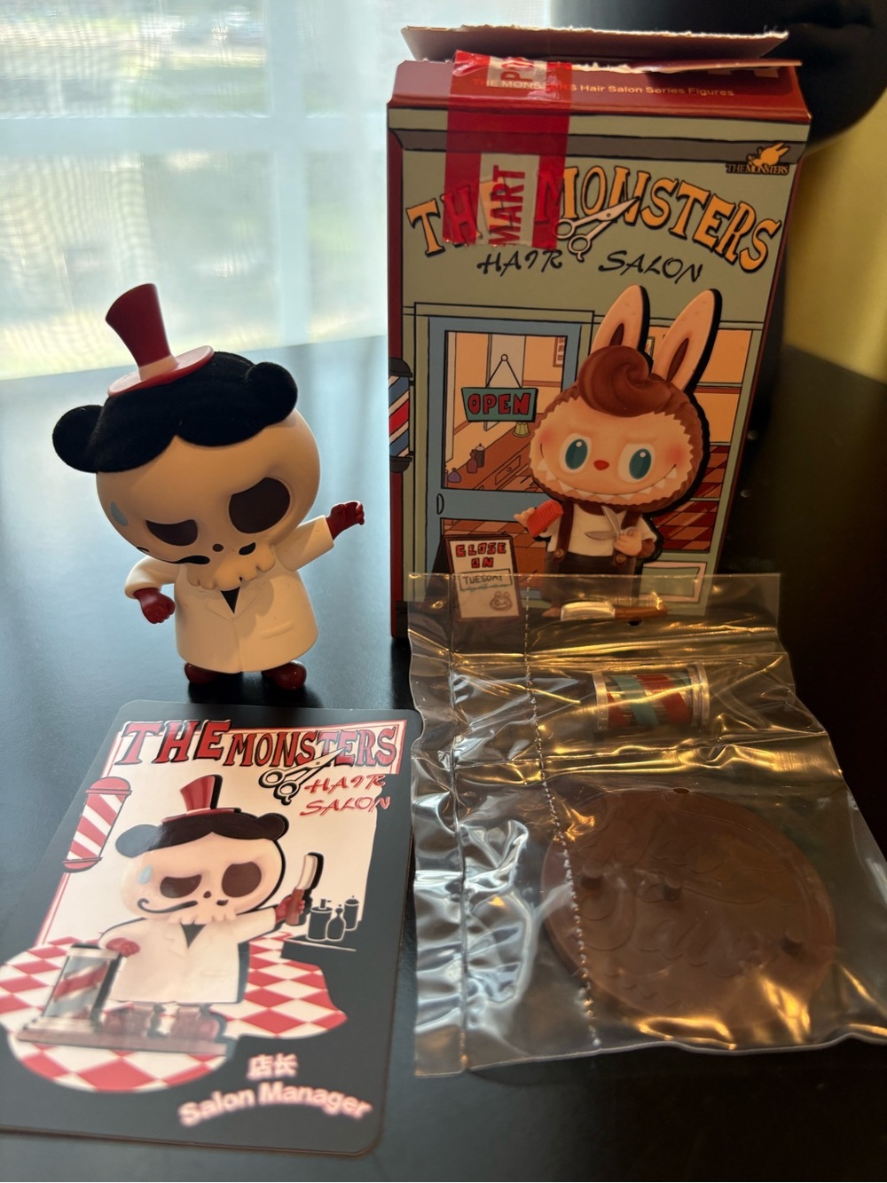 POPMART The Monsters Hair Salon, Salon Manager, w/ all unopened accessories